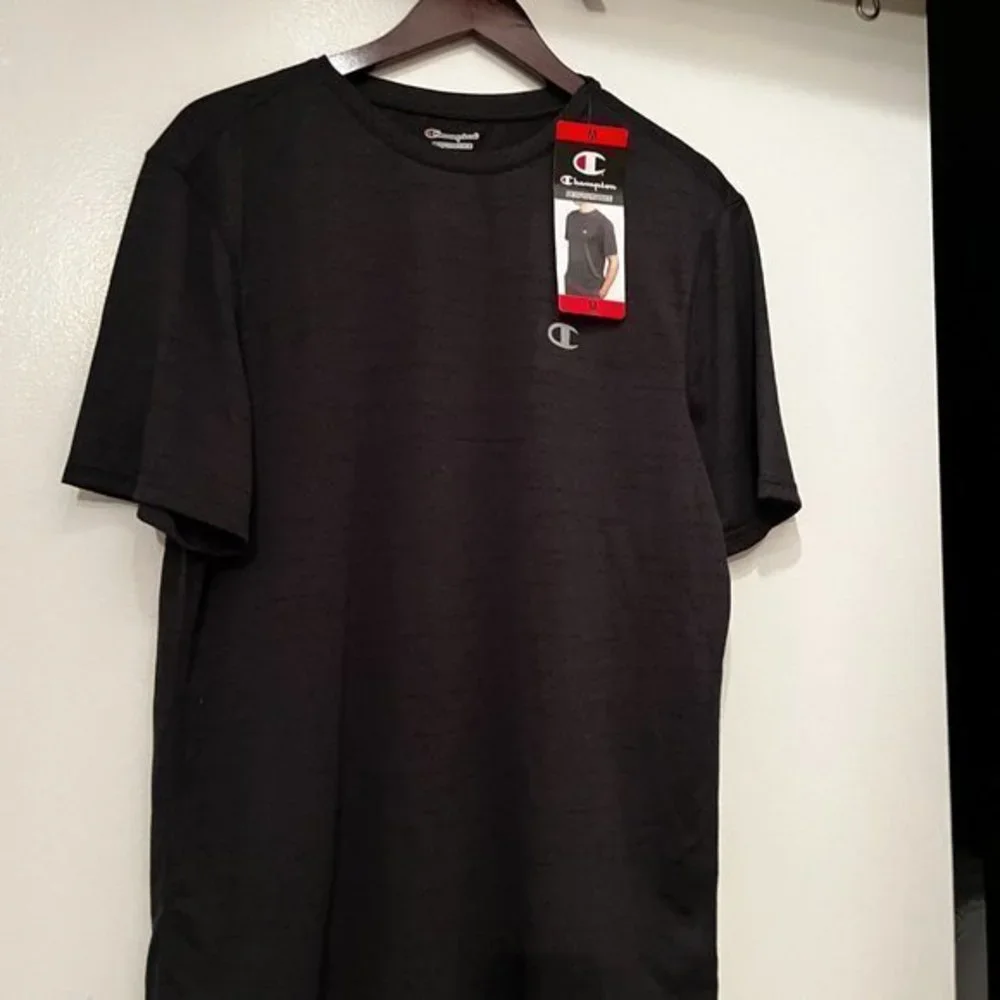 Champion Performance Double Dry Men’s Black T-Shirt (NWT / Medium) (mc) - Picture 3 of 7